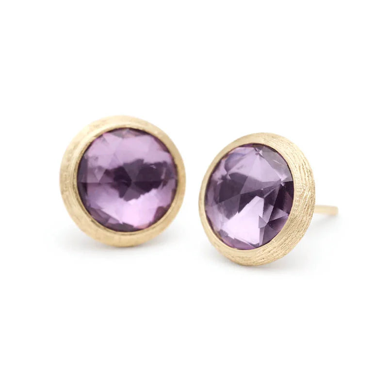 Marco Bicego Jaipur Colour Yellow Gold Amethyst Earrings