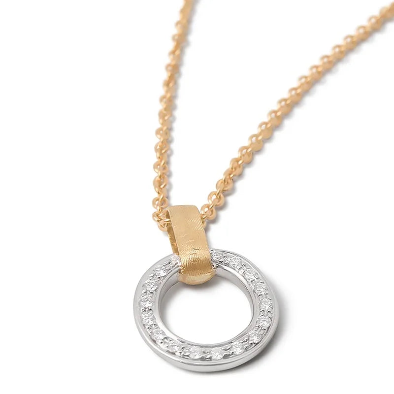 Marco Bicego Jaipur Link Yellow Gold Diamond Pendant