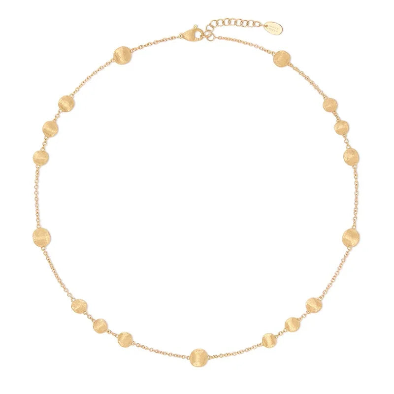 Marco Bicego Africa Yellow Gold Irregular Bead Necklace