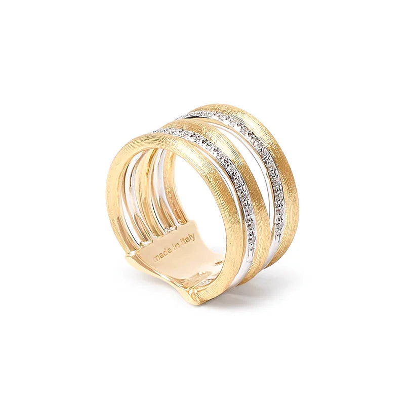 Marco Bicego Jaipur Link Yellow Gold Diamond Ring