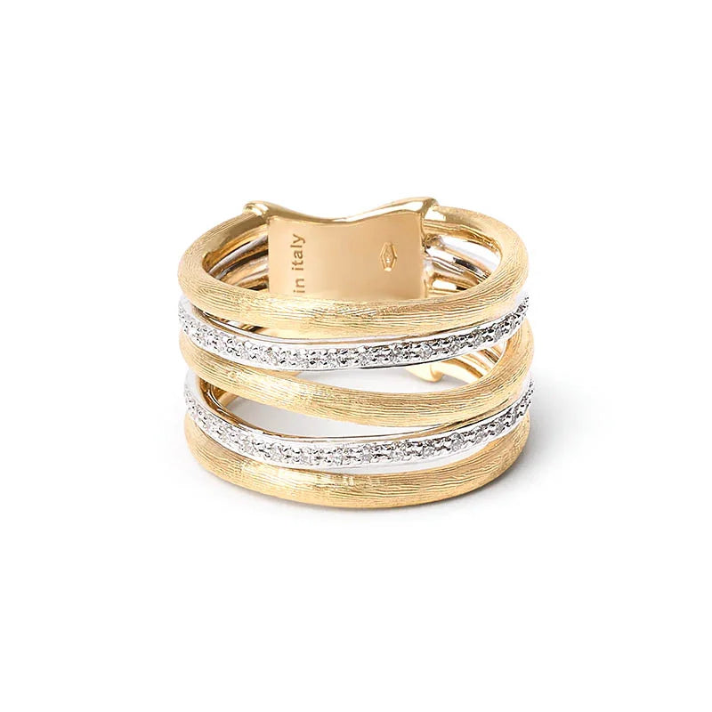 Marco Bicego Jaipur Link Yellow Gold Diamond Ring