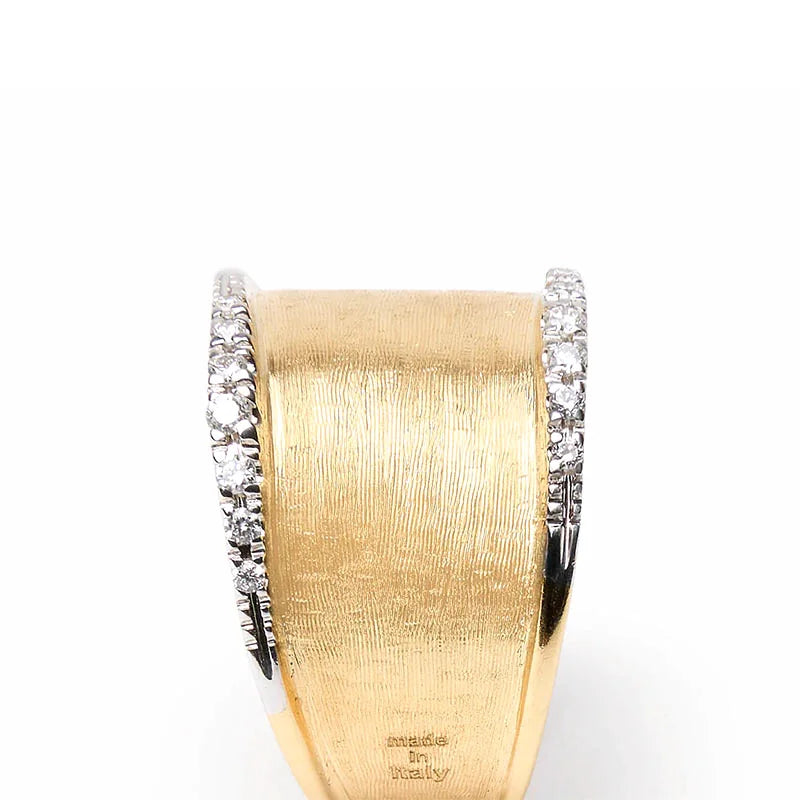 Marco Bicego Lunaria Yellow Gold Diamond Ring