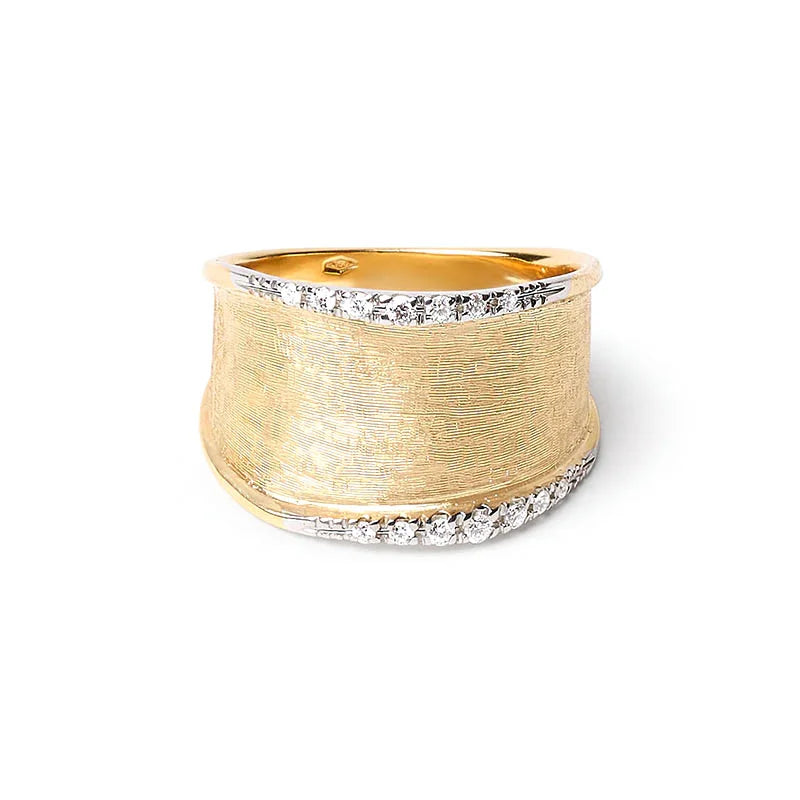 Marco Bicego Lunaria Yellow Gold Diamond Ring