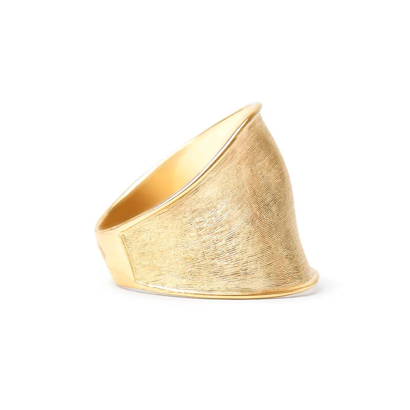 Marco Bicego Lunaria Yellow Gold Wide Ring