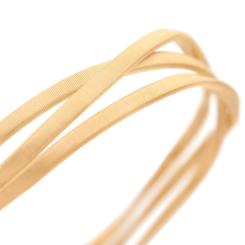 Marco Bicego Marrakech Yellow Gold 3-Strand Coil Bracelet