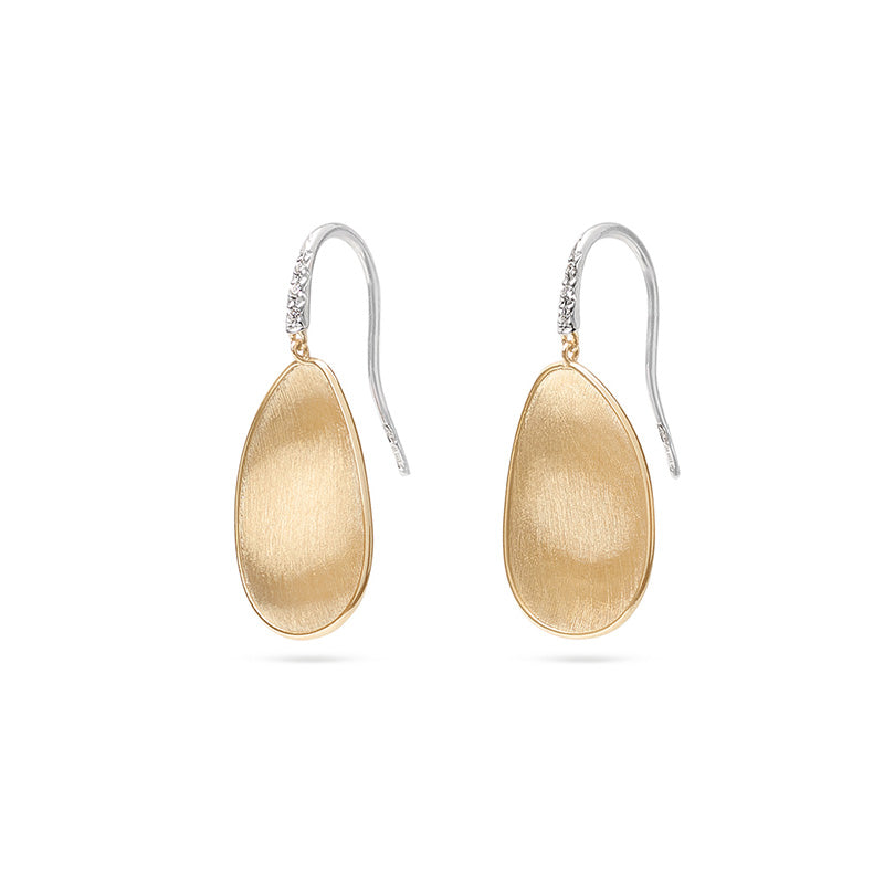 Marco Bicego Lunaria Yellow Gold & Diamond Earrings