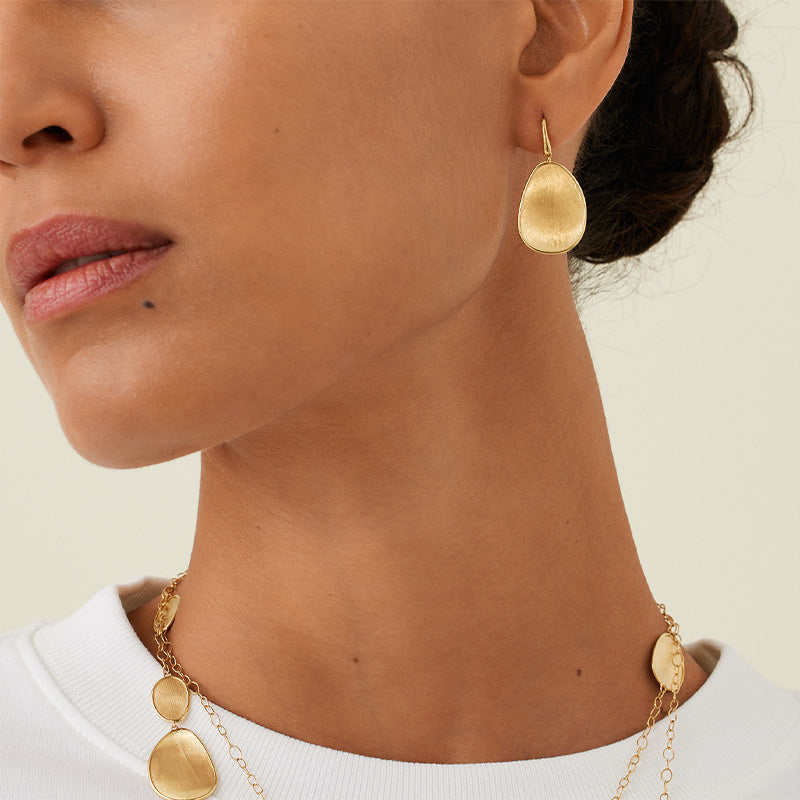 Marco Bicego Lunaria Yellow Gold Earrings