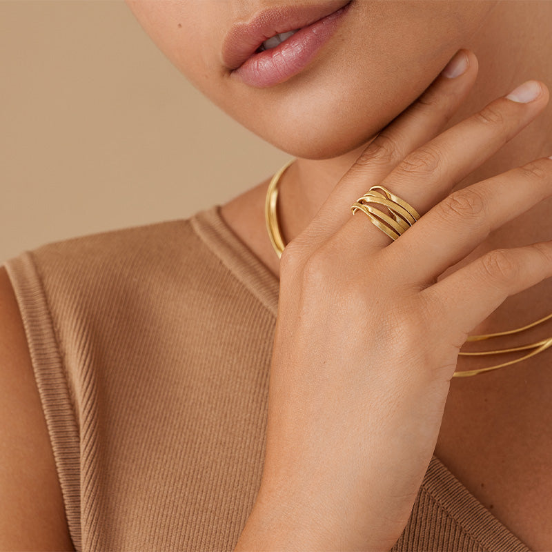 Marco Bicego Marrakech Yellow Gold Coil Ring
