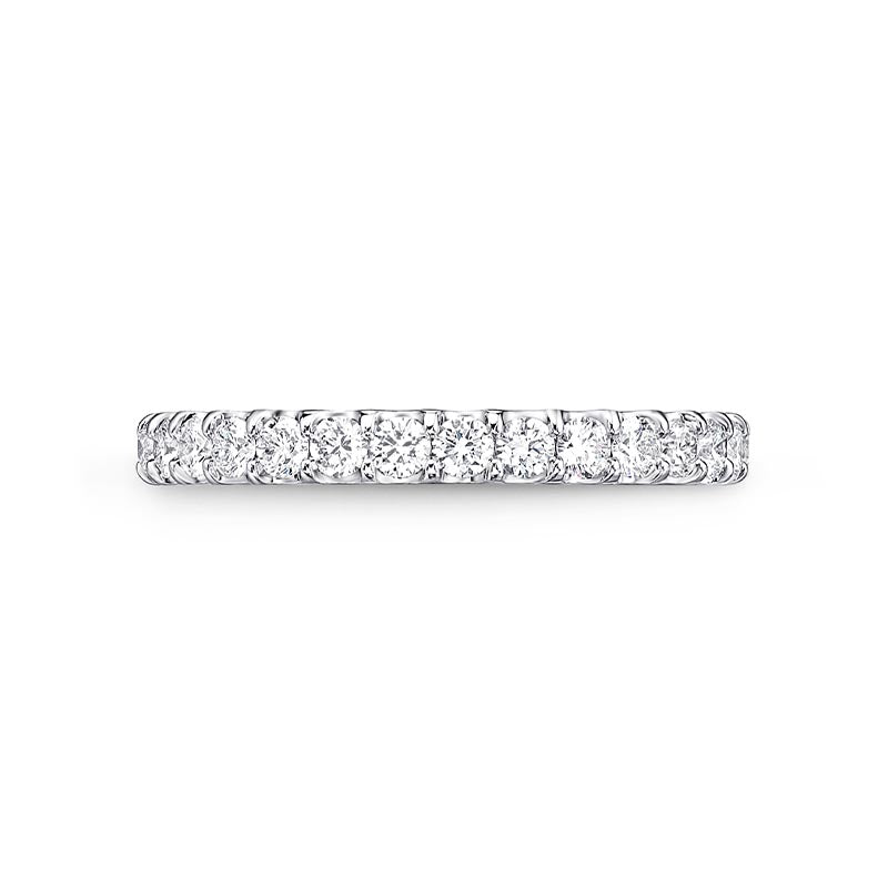 Mémoire Odessa 3/4 Around White Gold Diamond Band