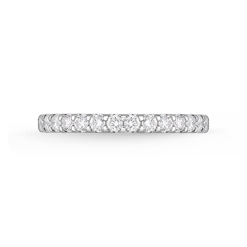 Mémoire Odessa 3/4 Around Platinum Diamond Band