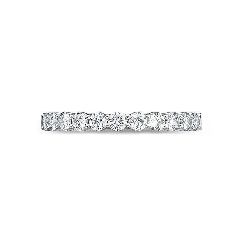 Mémoire Petite Prong White Gold 0.50ct 11-Stone Diamond Band