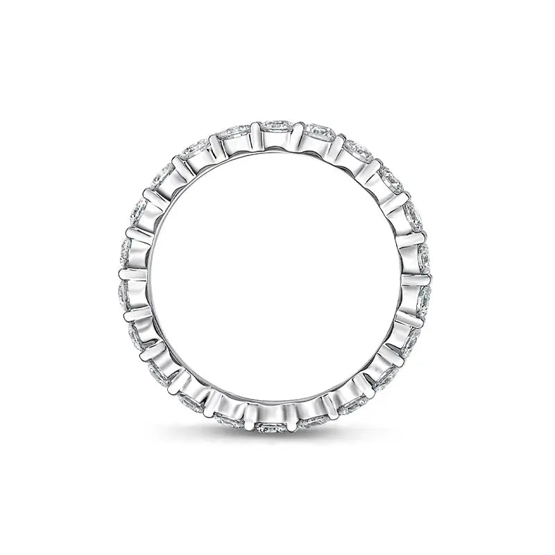 Mémoire Petite Prong White Gold 1.36 - 1.64ct Diamond Eternity Band