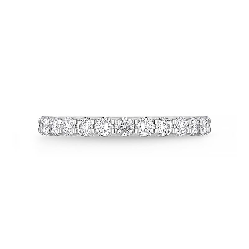 Mémoire Petite Prong 14-Stone White Gold Ring