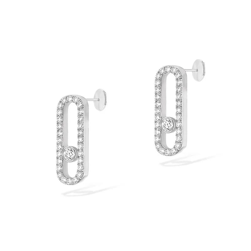 Messika Earrings 12183 WG angle