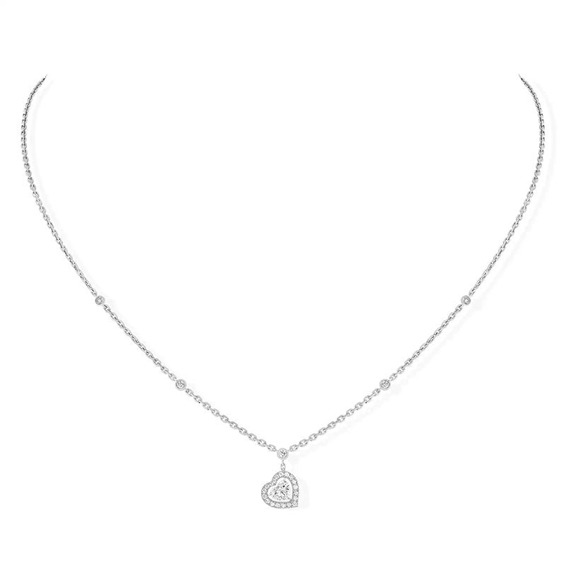 Messika Joy Coeur White Gold Diamond Necklace