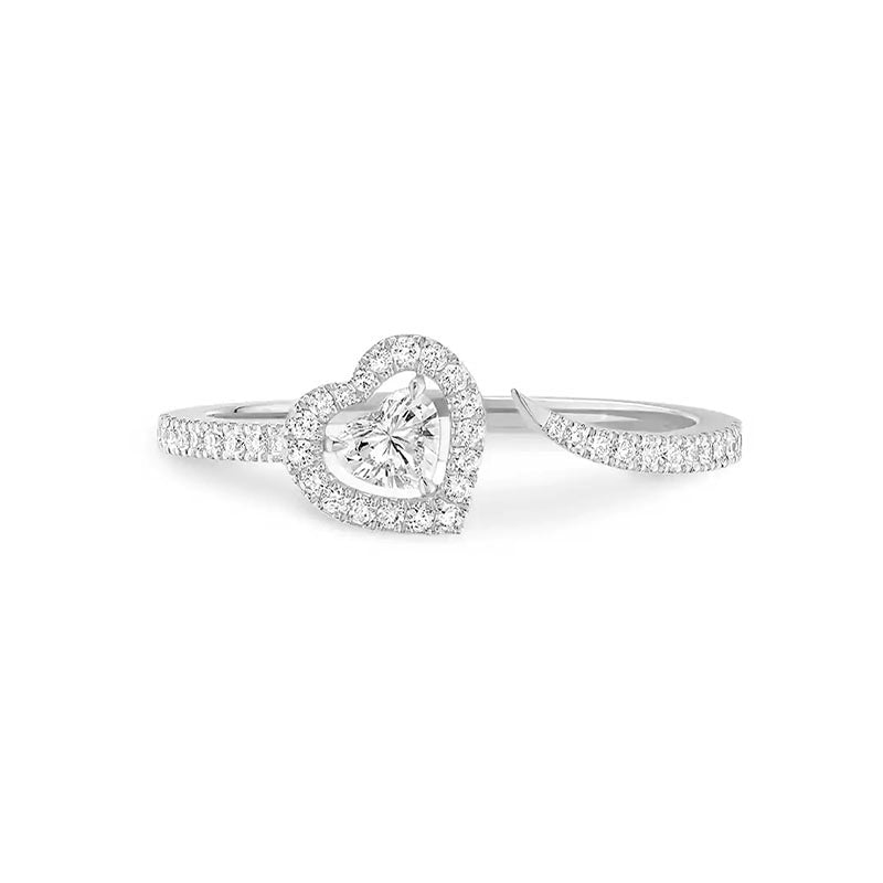 Messika Joy Coeur White Gold Diamond Ring