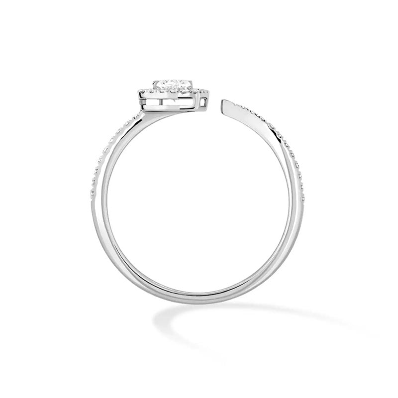 Messika Joy Coeur White Gold Diamond Ring