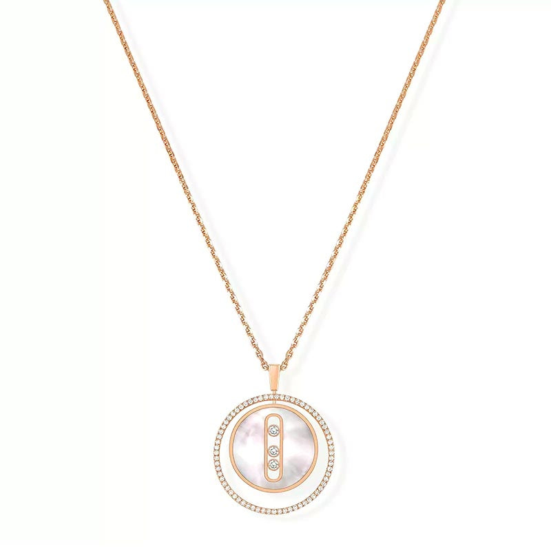 Messika Lucky Move MM Mother of Pearl & Diamond Necklace