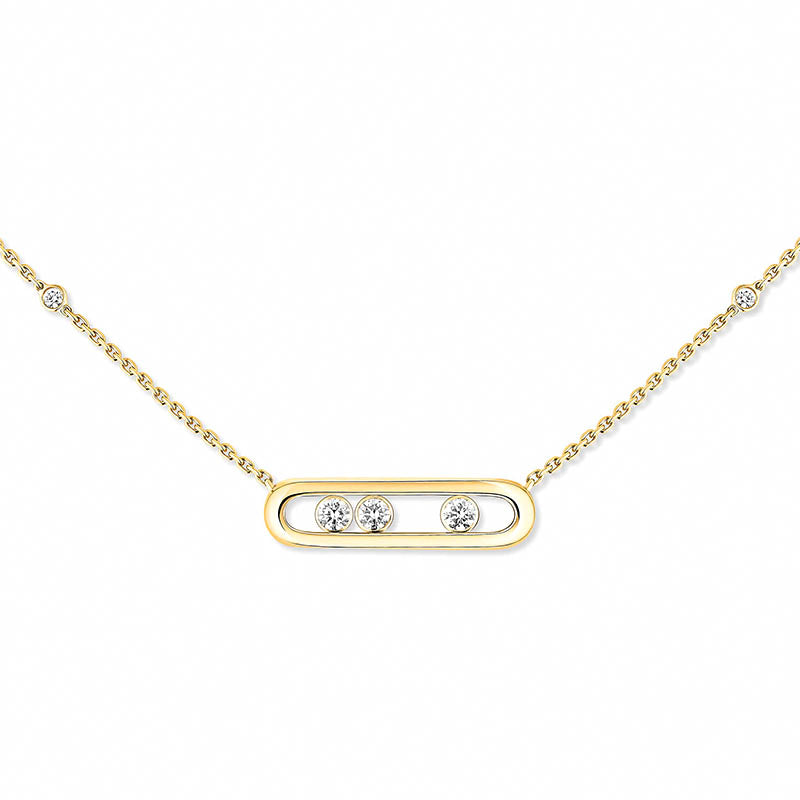Messika Baby Move Yellow Gold Diamond Necklace