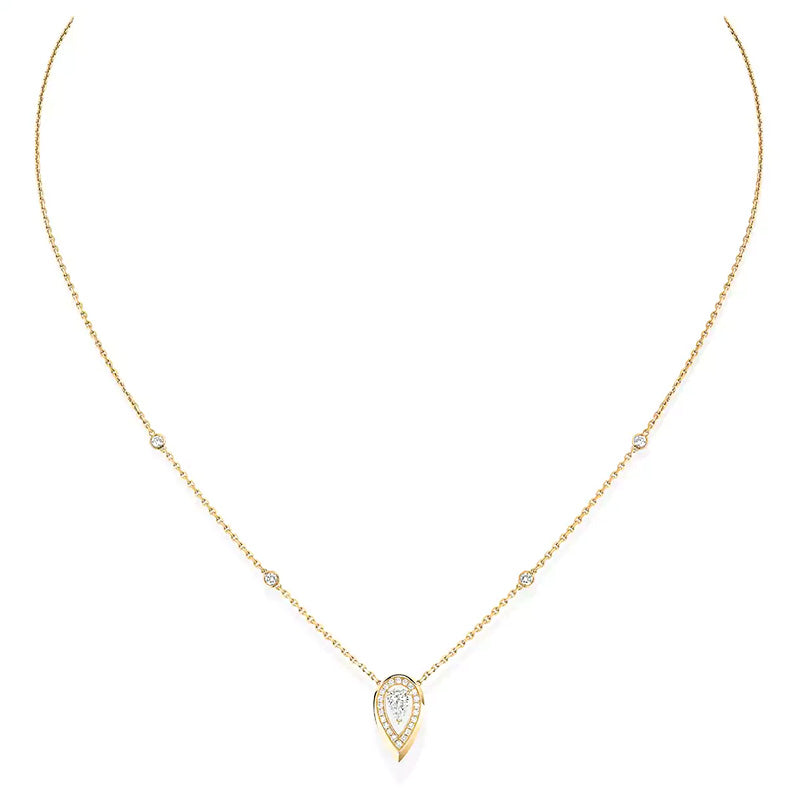 Messika Fiery Yellow Gold Diamond Pendant