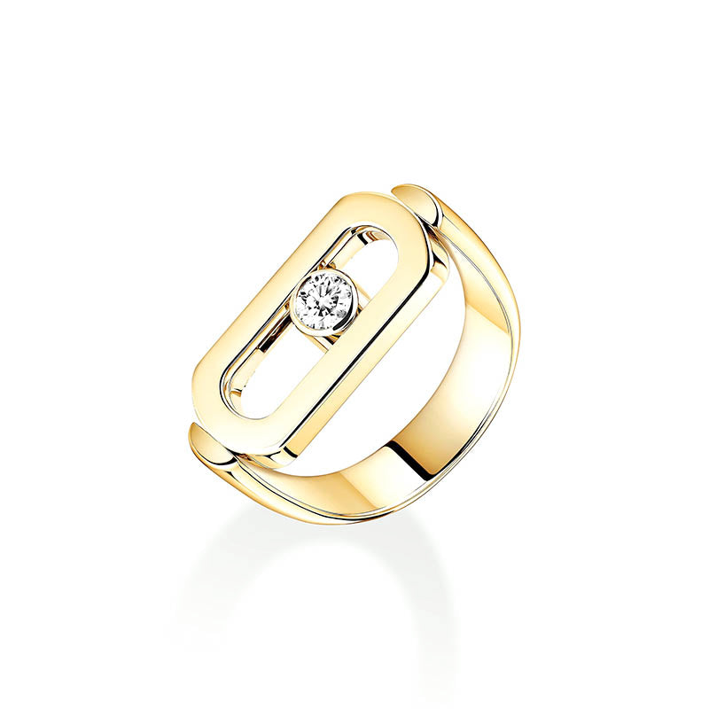 Messika Imperial Move Reversible Yellow Gold Diamond Ring