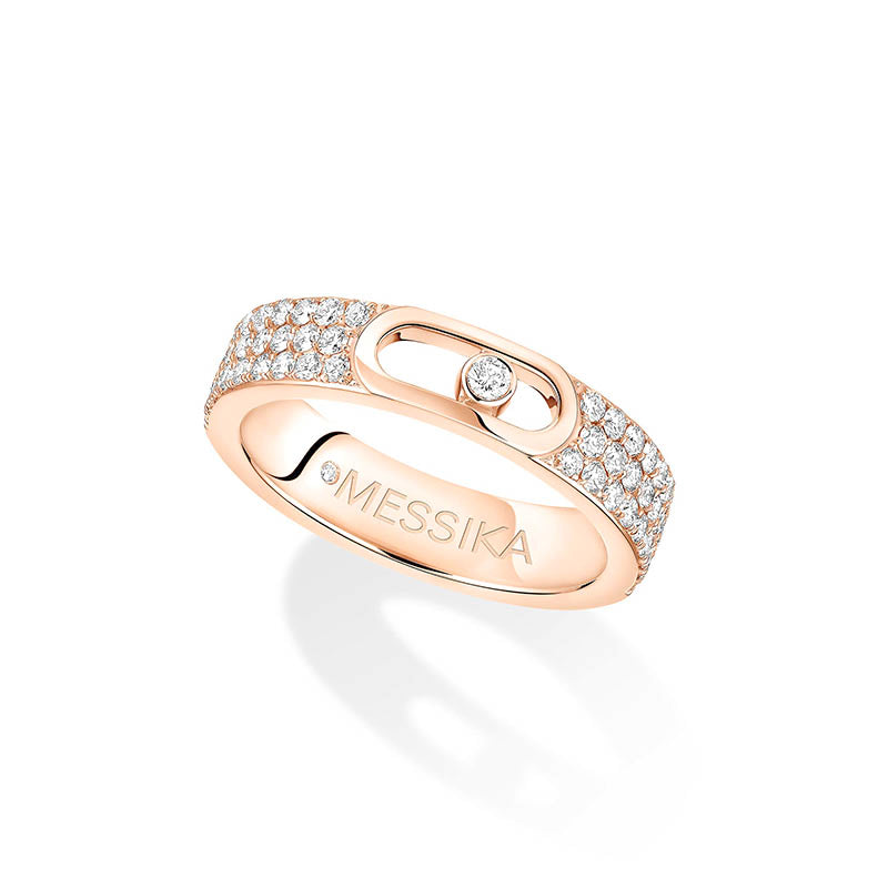 Messika Joaillerie Pavé Rose Gold Wedding Ring