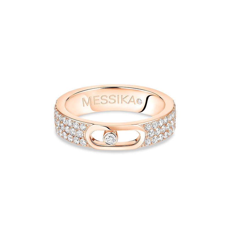 Messika Joaillerie Pavé Rose Gold Wedding Ring