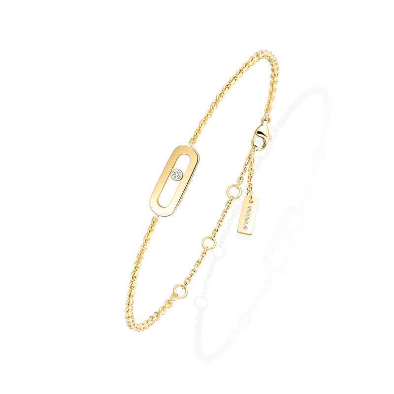Messika Move Uno Yellow Gold Diamond Bracelet