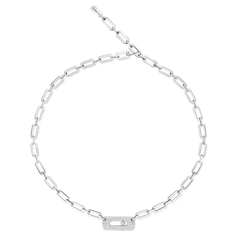 Messika My Move White Gold Diamond Necklace