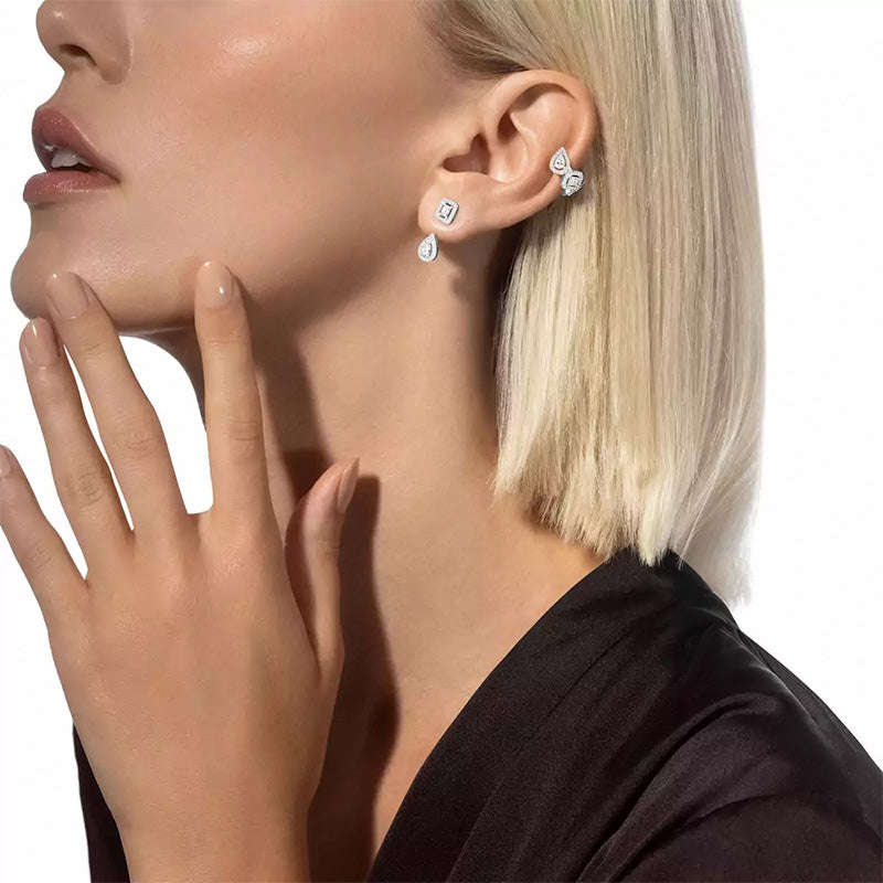 Messika My Twin Toi & Moi White Gold Diamond Earrings