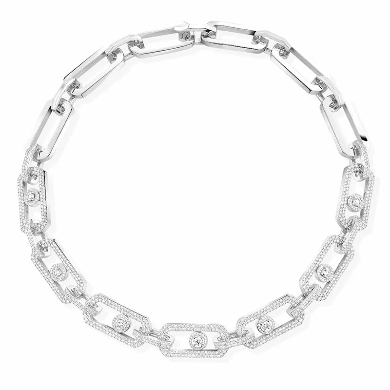 Messika So Move XL White Gold Diamond Necklace