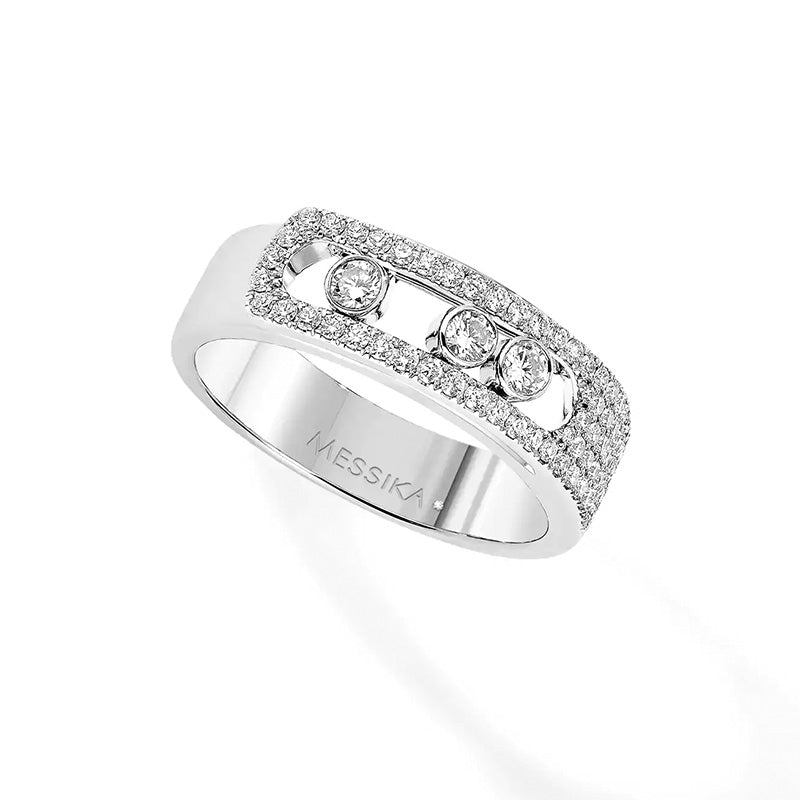 Messika Move Noa Pavé White Gold Ring