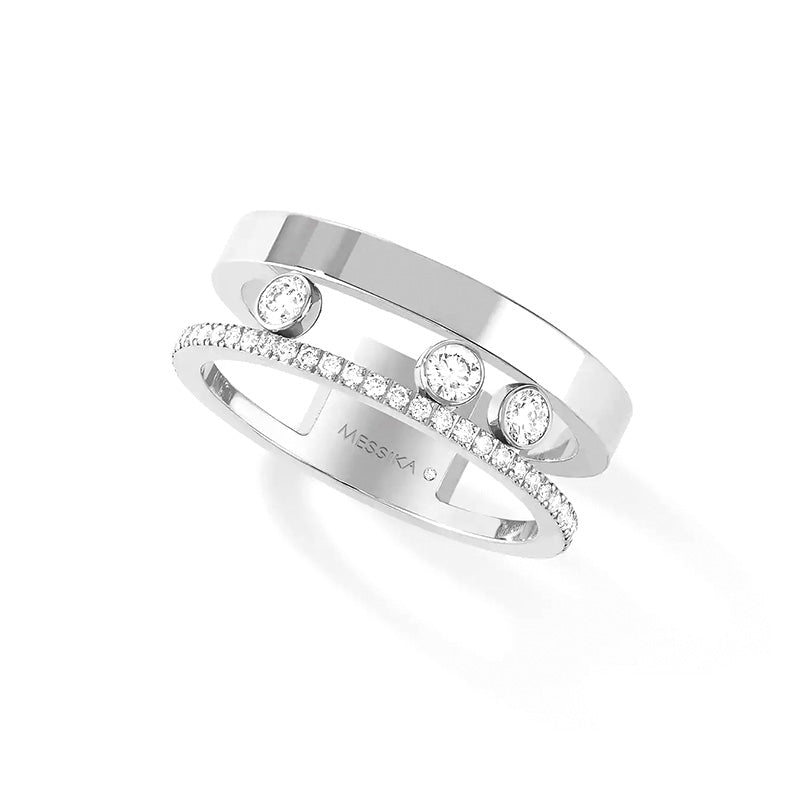 Messika Move Romane White Gold Diamond Ring