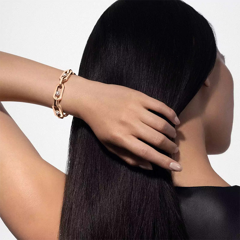 Messika SO Move XL Rose Gold Diamond Bracelet