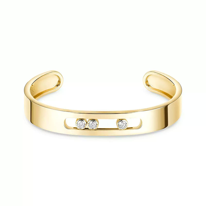 Messika Move Joaillerie Yellow Gold Diamond Bangle