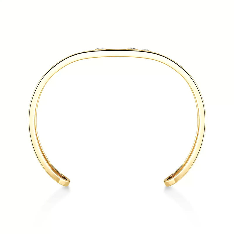 Messika Move Joaillerie Yellow Gold Diamond Bangle