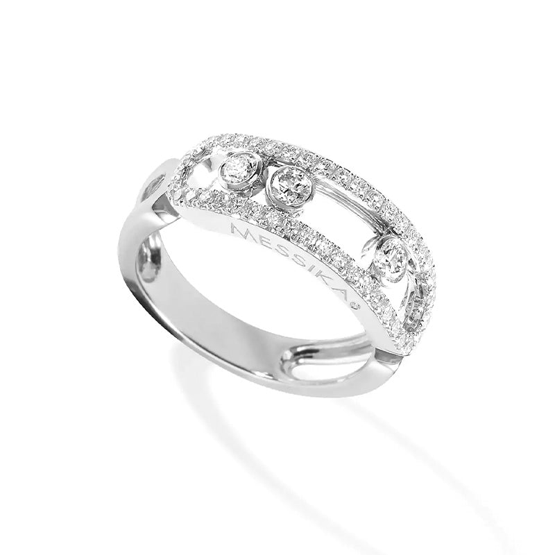 Messika Move Classic Pavé White Gold Ring