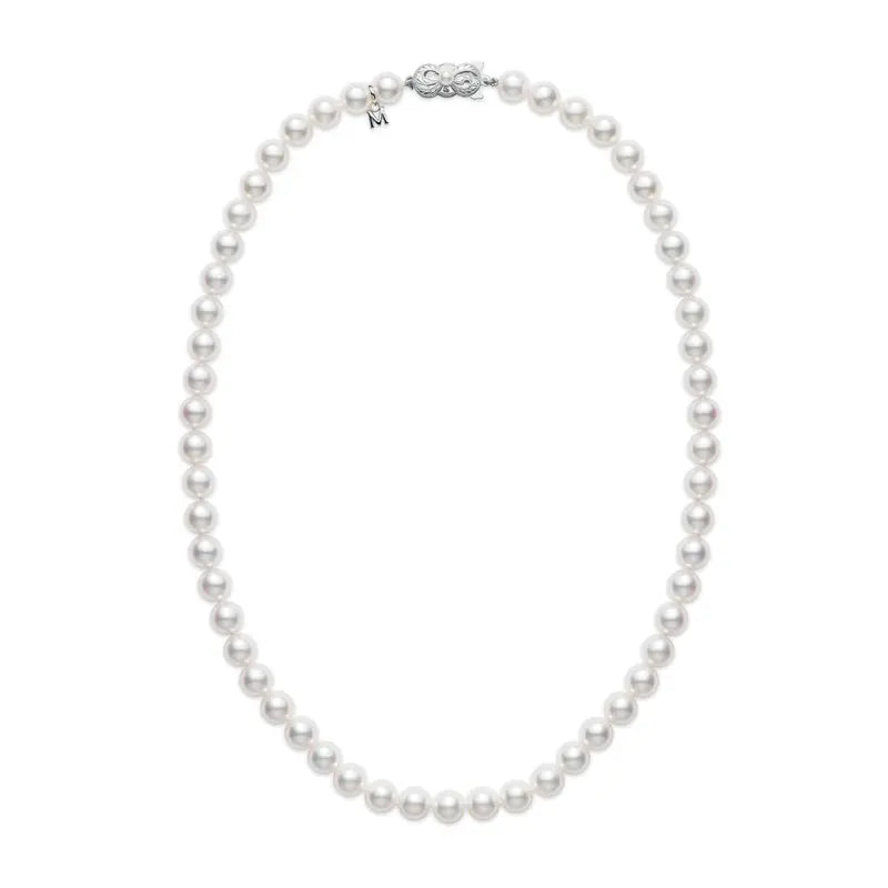 Mikmoto White Akoya 6.5 7mm A Pearl Strand 16 length MIK00931 Style No U70116W 2