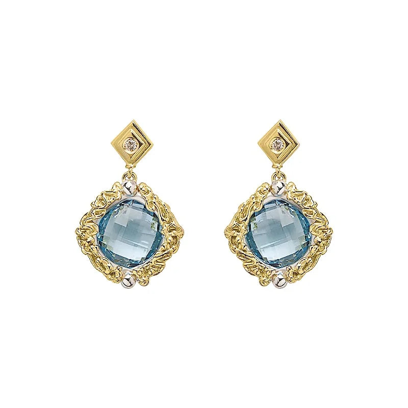 Misani Ritmo Blue Topaz Earrings