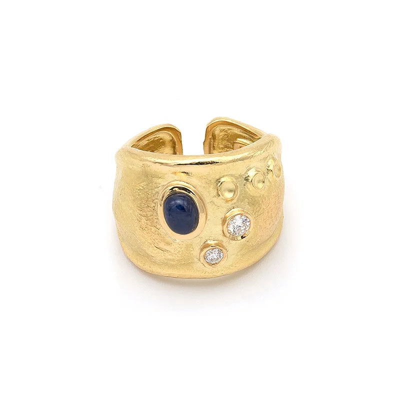 Misani Montenapoleone Blue Cabochon Sapphire Ring