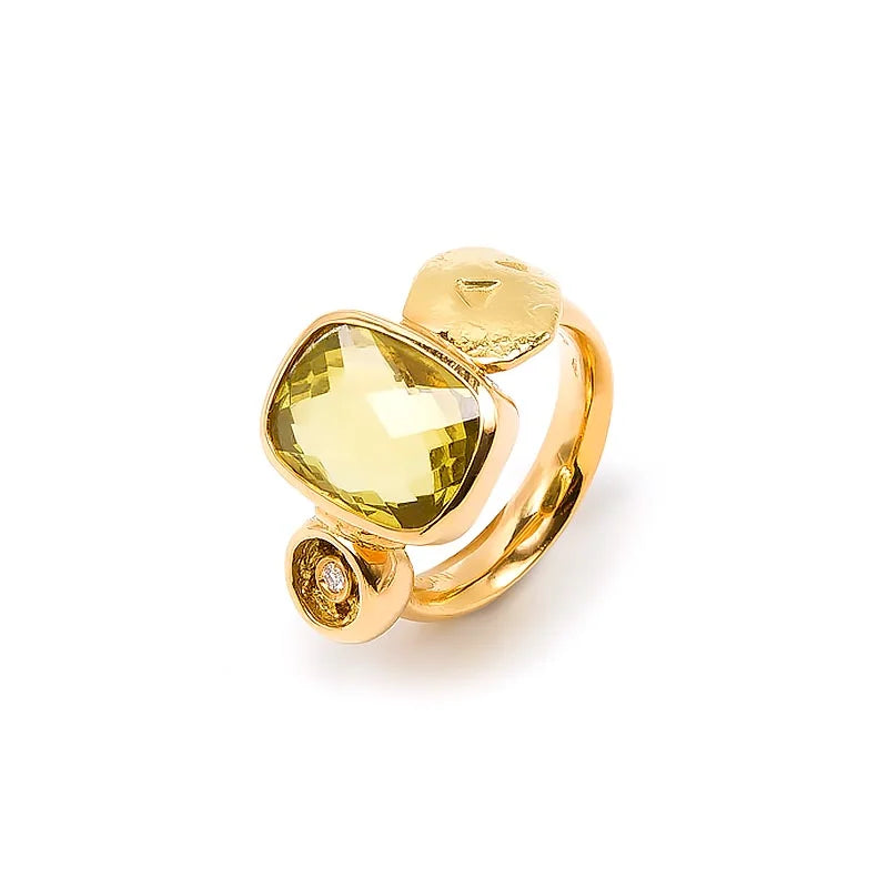 Misani Matera Lemon Quartz Ring