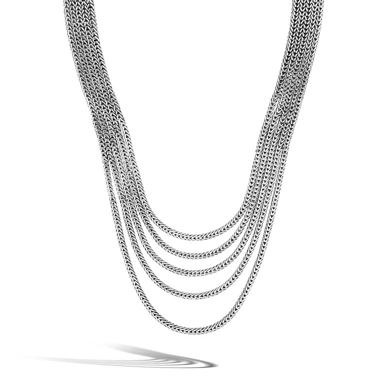 John Hardy Classic Chain Rata Multi-Row Necklace