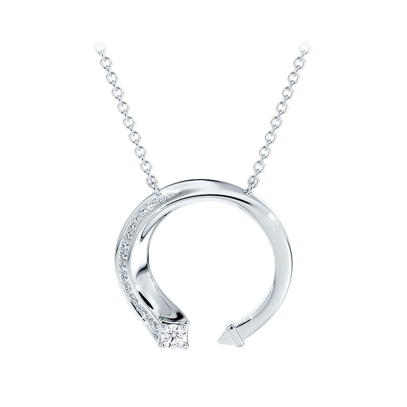 Forevermark Avaanti White Gold Grand Pavé  Diamond Pendant