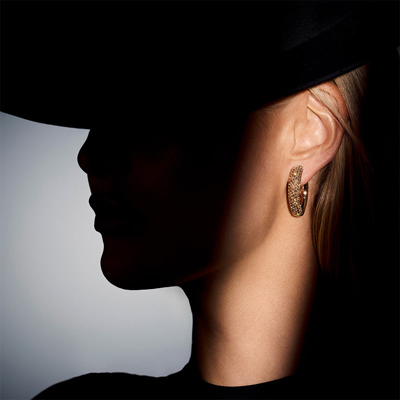 Navette Pavé Earrings IsabelleFa