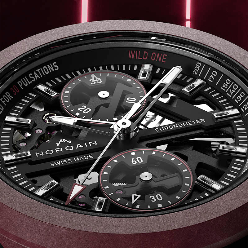 Norqain Wild One Limited Edition Skeleton Chrono 42 N3002.40Q02.B01.R01