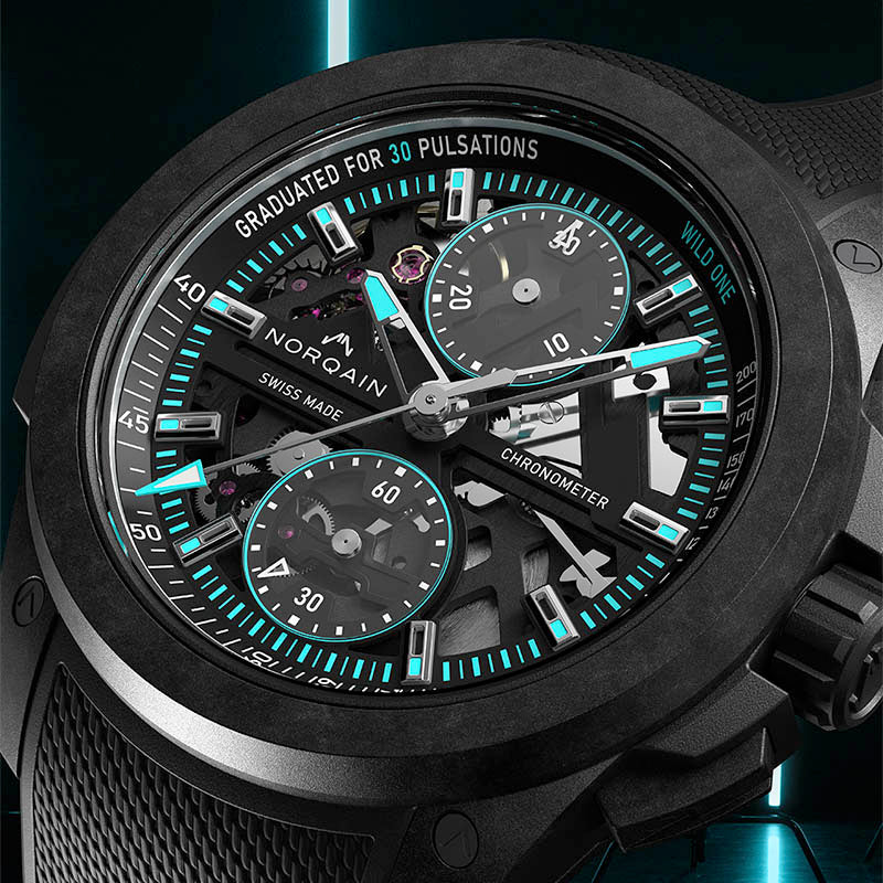 Norqain Wild One Skeleton Chrono 42 N3002.40Q01.B07.R01