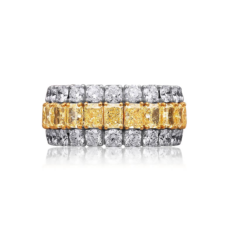 Picchiotti Xpandable ™ Fancy Yellow Coloured Diamond Ring