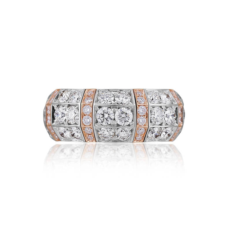 Picchiotti Xpandable ™ White & Rose Gold Ring