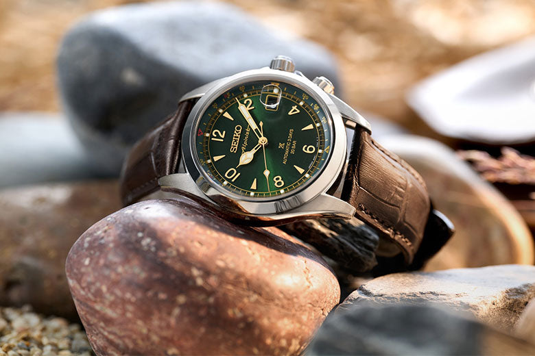 Seiko Leather Strap Watches