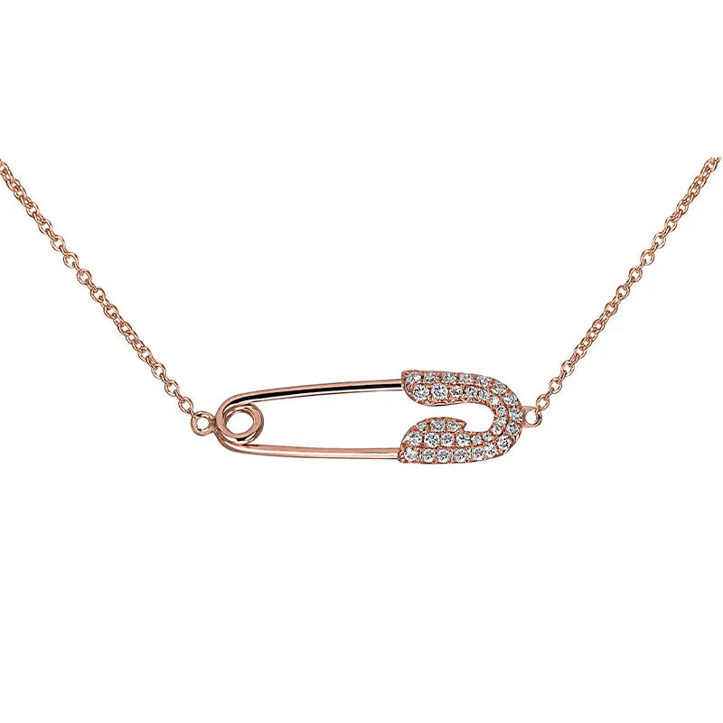 Jacob & Co. Securus Rose Gold Diamond Necklace